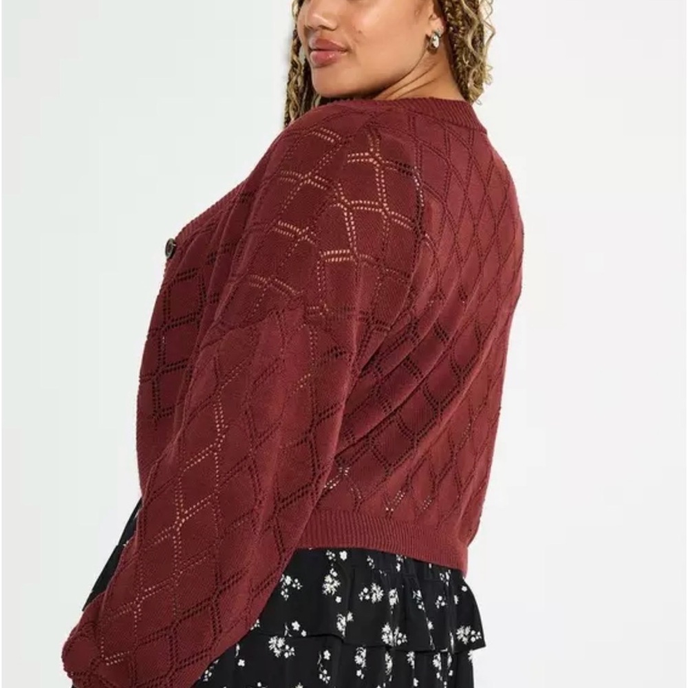 Torrid Lovesick Open-Front Sweater NWT - Picture 2 of 3
